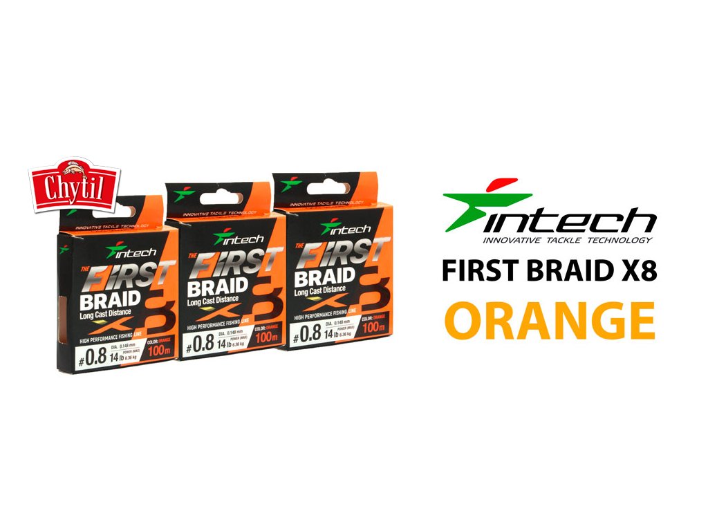 First BRAID X8 Orange 01