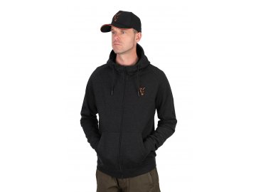 ccl190 195 fox collection blackorange lightweight hoody main 2