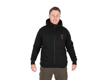 ccl274 279 fox collection sherpa jacket black and orange main 1