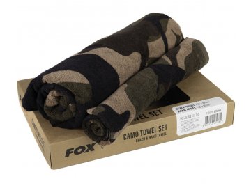 fox set rucniku camo beach hand towel box set