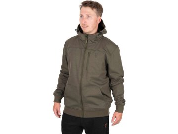 fox bunda collection soft shell jacket green black (1)