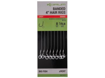 korum navazec banded hair rigs barbed 8 ks delka 4