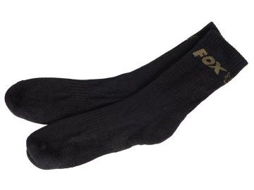 fox ponozky black socks 3 pack cerne