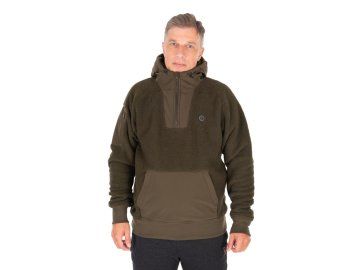fox bunda olive sherpa hybrid jacket