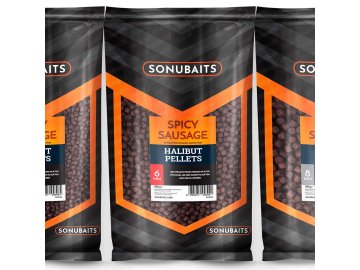 halibut pellets spicy sausage