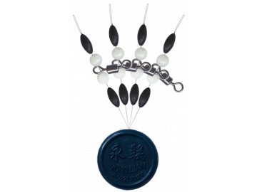 Swivel with Pearl Beads and Rubber Stopper