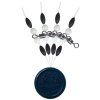 Swivel with Pearl Beads and Rubber Stopper