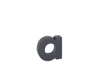 Hliníkové číslo v „3D“ provedení se strukturovaným povrchem RICHTER RN.100LV.A.AL.AM.3D