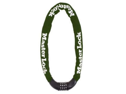 Řetěz Master Lock 8028EURD se zámkem na kód průměr 8mm (1,5m)