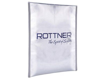 Rottner taška DIN A4 ohnivzdorná stříbrná