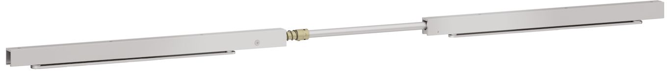 Požární konzole Abloy G881 zapuštěná na dvoukřídlé dveře