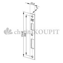 ASSA ABLOY Protiplech EA330 pro samozamykací zámky ABLOY univerzální