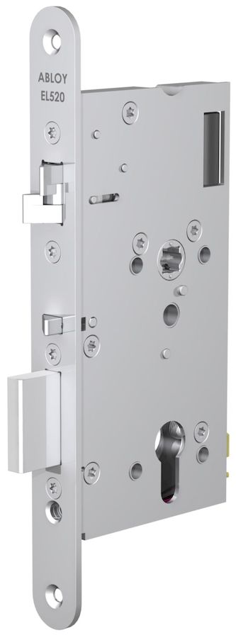 ASSA ABLOY Samozamykací zámek Abloy CERTA EL520 elektromotorický s externí ústřednou - backset 65mm