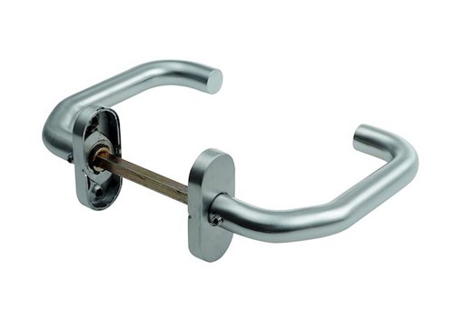 ASSA ABLOY Rozetové kování klika tvar U na oválných rozetách AHW600