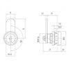 Zámek Euro-Locks B455-0099