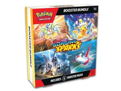 Pokemon TCG -  Surging Sparks-Booster Bundle  surging sparks etb, surging sparks bundle|boxy, balíčky a exkluzivní karty