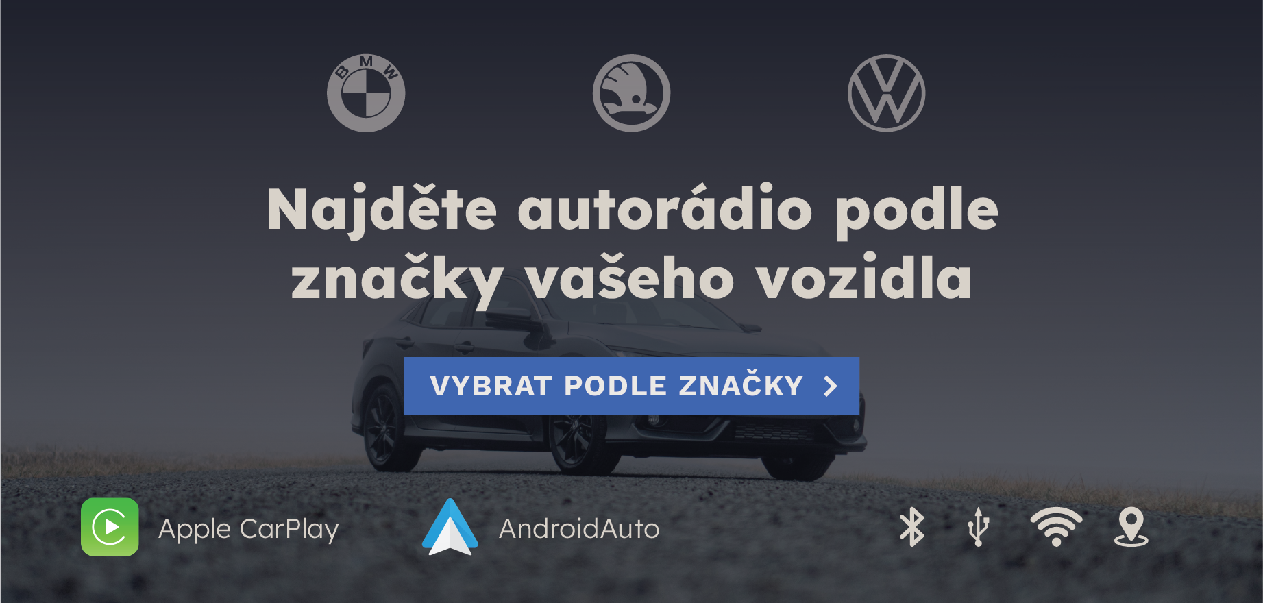 Vyberte si autorádio podle značky vozidla