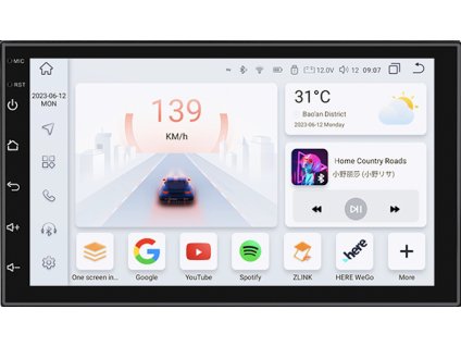 AD7001 Univerzální 7" Android autorádio - Wi-Fi / GPS / CarPlay / AndroidAuto