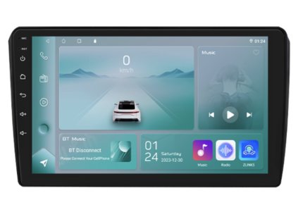 Autorádio 10,1" Android 13 - Wi-Fi, Bluetooth, CarPlay
