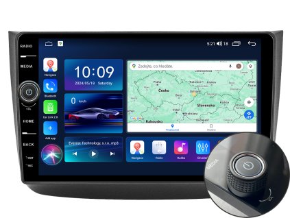 2636 5 everest autoradio s android pro mercedes viano vito carplay androidauto bluetooth handsfree s gps modulem navigaci dab a lcd ips dotykovou obrazovkou evtech cz