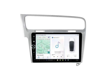 Autorádio 10,1" Android DUDU014 Volkswagen Golf VII / šedý rámeček