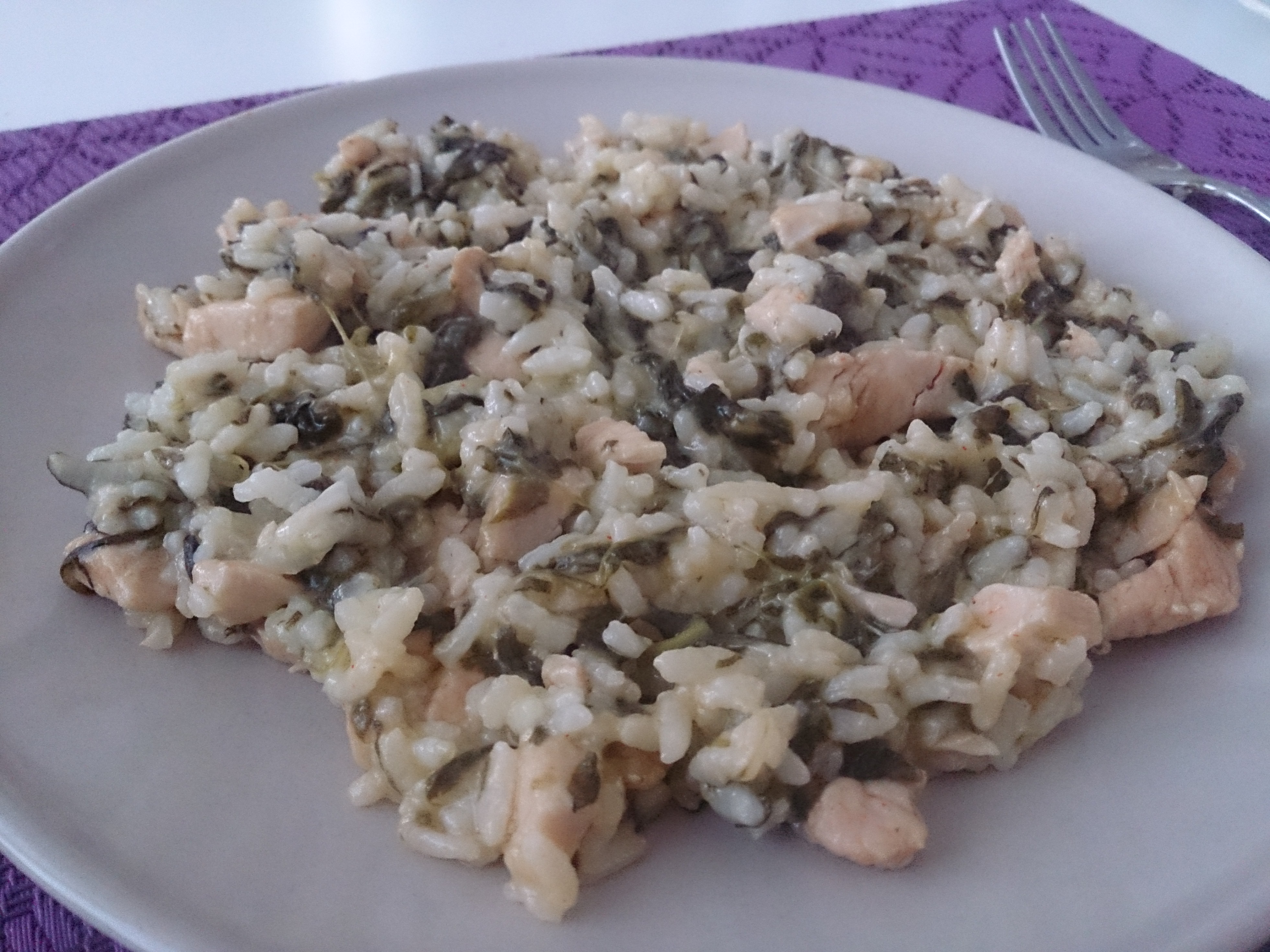 Rizoto se špenátem