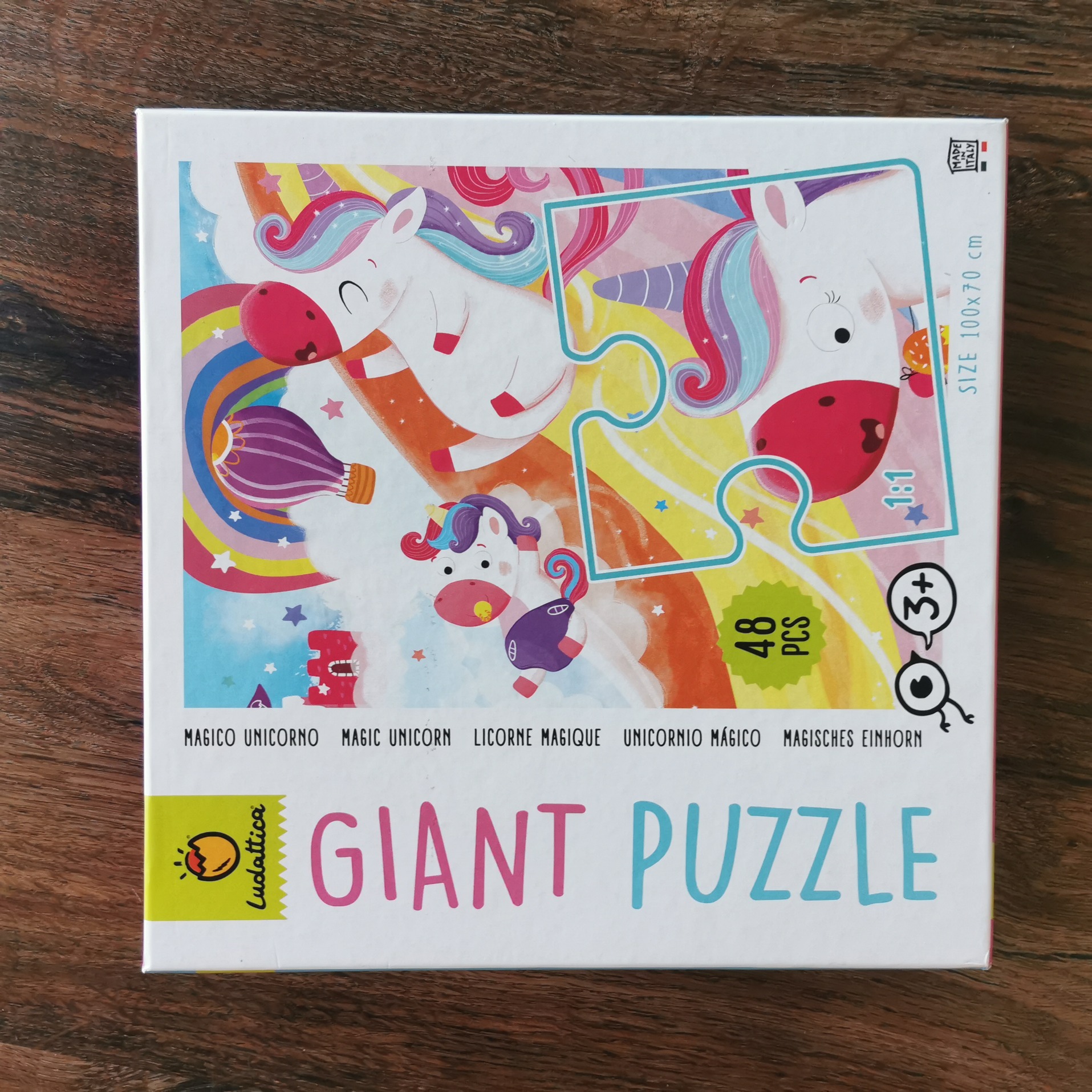 Recenze od Šárky - Giant puzzle Jednorožci