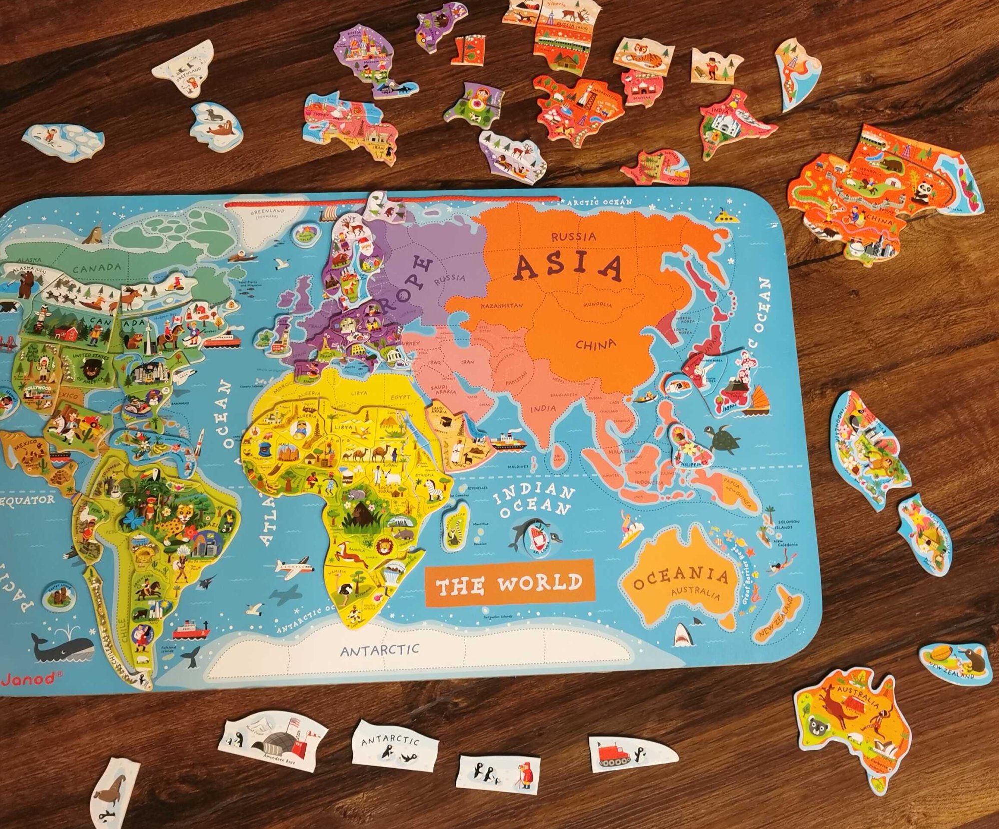 Recenze od Šárky - Magnetická mapa světa EN verze - Janod