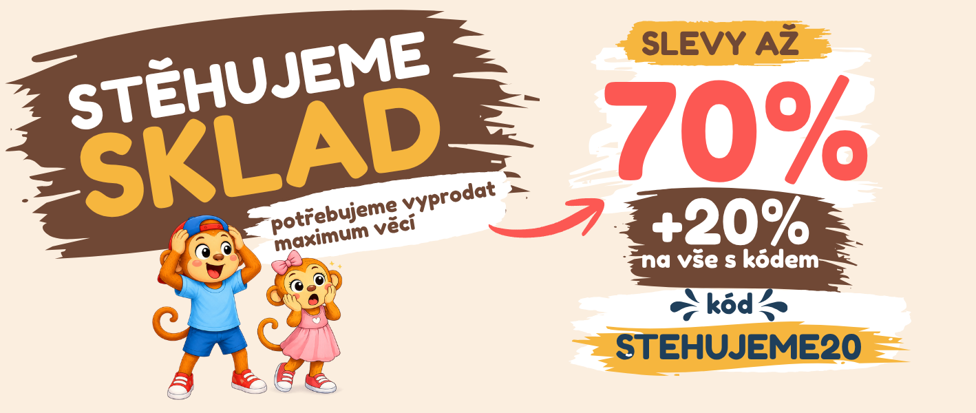 Akce na hračky slevy až 70% plus 20% navíc se slevovým kodem