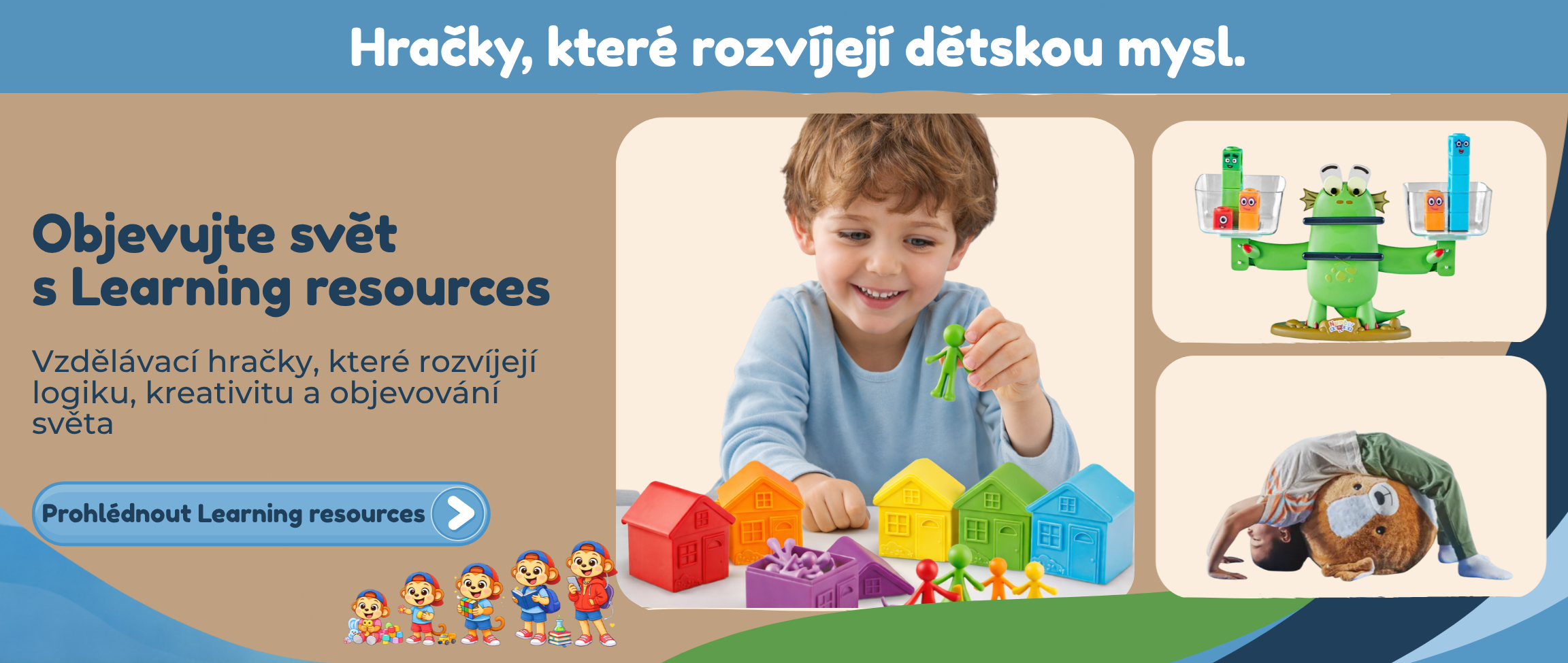 Vzdělávací hrakčky od značky Learning resources