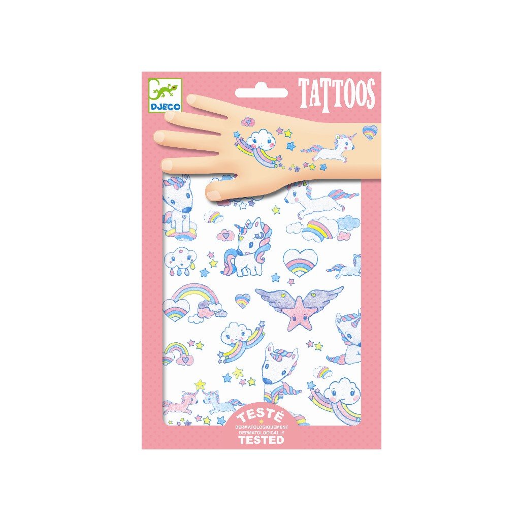 Djeco - Tetování - Jednorožci
