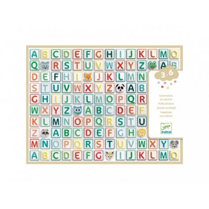 Djeco - Samolepky abeceda