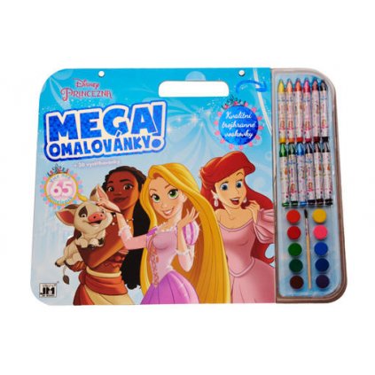 Mega omalovánkový set Disney Princezny