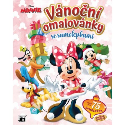 Jiří Models - Vánoční omalovánky se samolepkami - Minnie