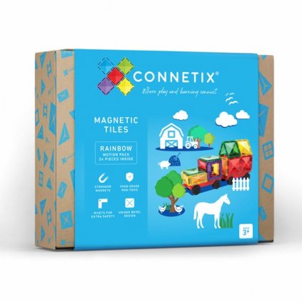 Connetix - Magnetická stavebnice - 24 dílků - motion pack