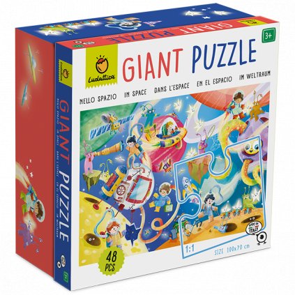 Ludattica - Obří podlahové puzzle Vesmír - Giant puzzle