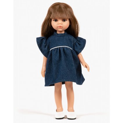 Minikane - džínové šaty Daisy na panenky Amigas