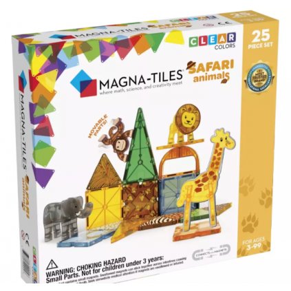 Magnetická stavebnice Safari 25 dílů - Magna-Tiles
