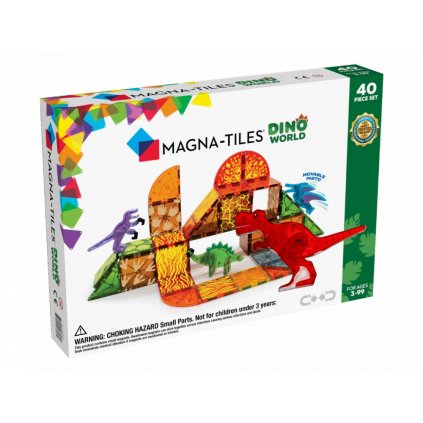 Magnetická stavebnice Dino 40 dílů - Magna-Tiles