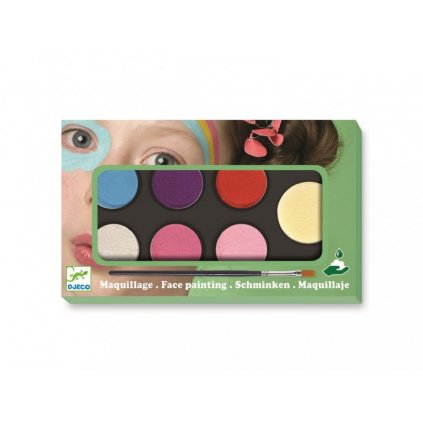 DJECO - Barvy k malování na obličej - sladké odstíny