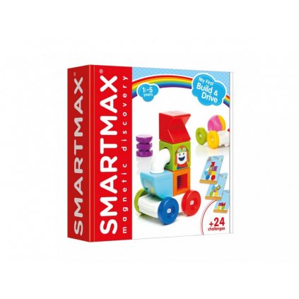 SmartMax - Moje první magnetická stavebnice s autem 2v1