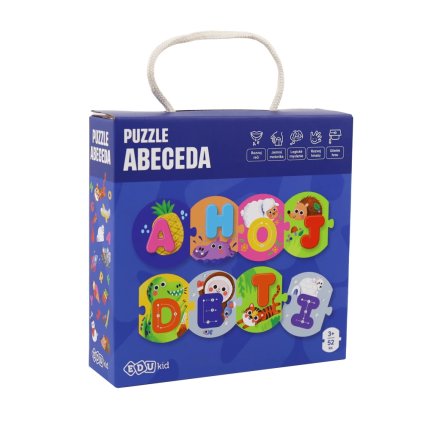 Tooky Toy - Puzzle Abeceda SK/CZ