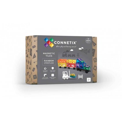 Connetix - Magnetická stavebnice - 50 dílků - Transport Pack - POŠKOZENÝ OBAL