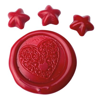 4005 creatissimo vosk pro peceteni ve tvaru hvezdicky cervena 50 g