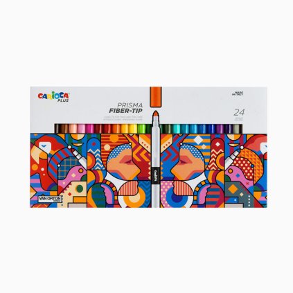 carioca plus pennarelli prisma 24 pezzi