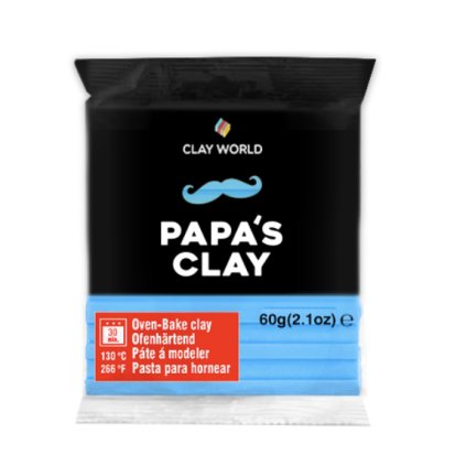 5402 papa s clay polymerova hmota 60 g sky blue