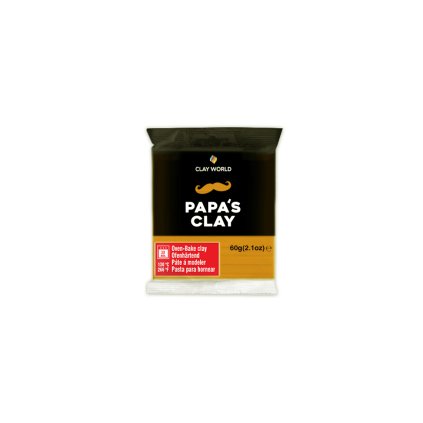 5417 papa s clay polymerova hmota 60 g mustard