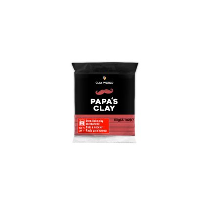 5456 papa s clay polymerova hmota 60 g brown
