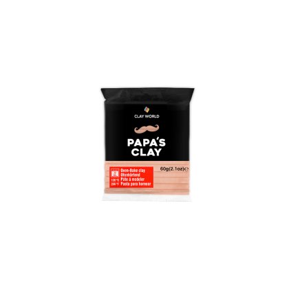 5459 papa s clay polymerova hmota 60 g svetle latte