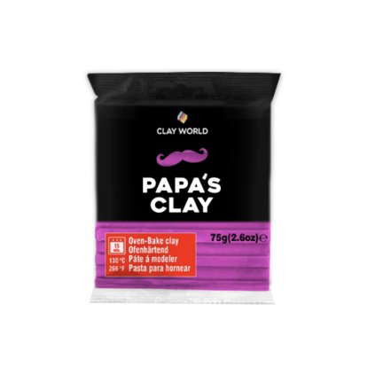 5465 papa s clay polymerova hmota 60 g light purple